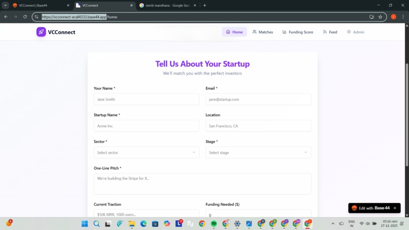 VCConnect – screenshot 2