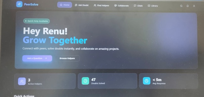 peer support – screenshot 1