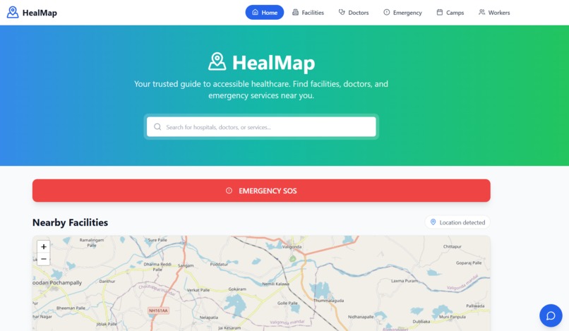 HealMap – screenshot 1