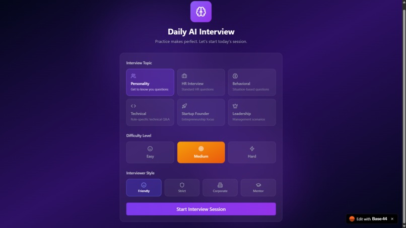 AI Interview Coach – screenshot 2