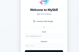 Project Name: MySkill – Learn, Earn & Help
