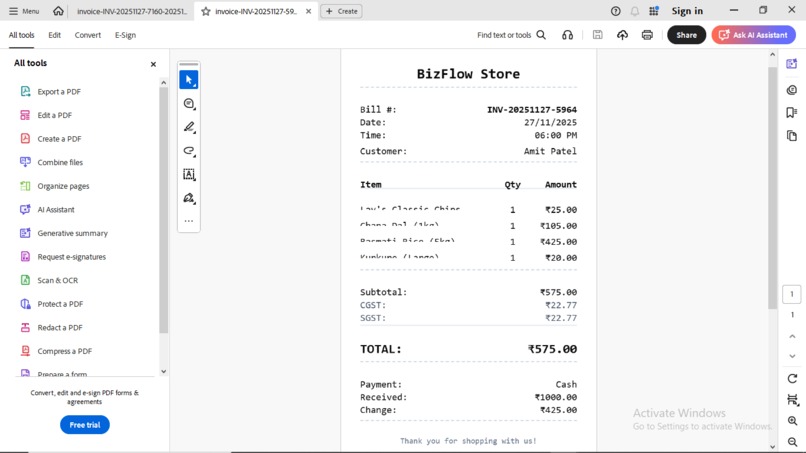 Bizflow – screenshot 8