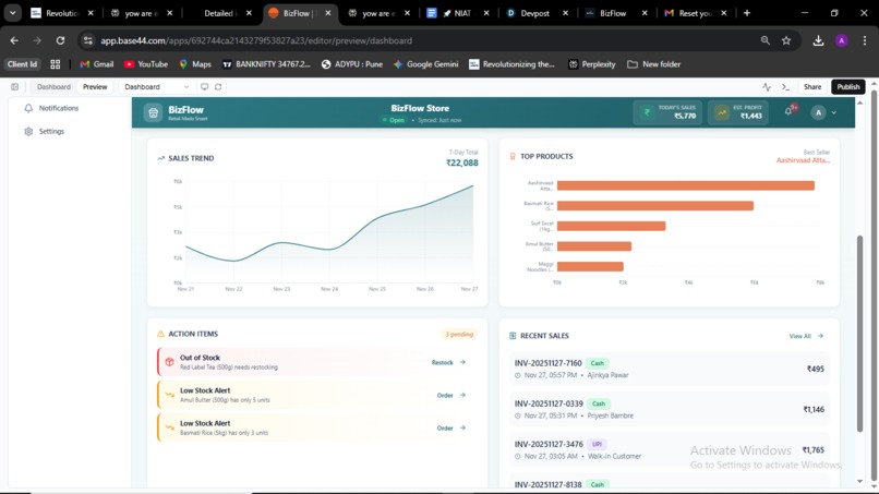 Bizflow – screenshot 2