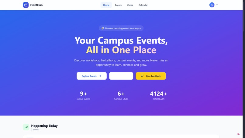 CampusConnect – screenshot 1