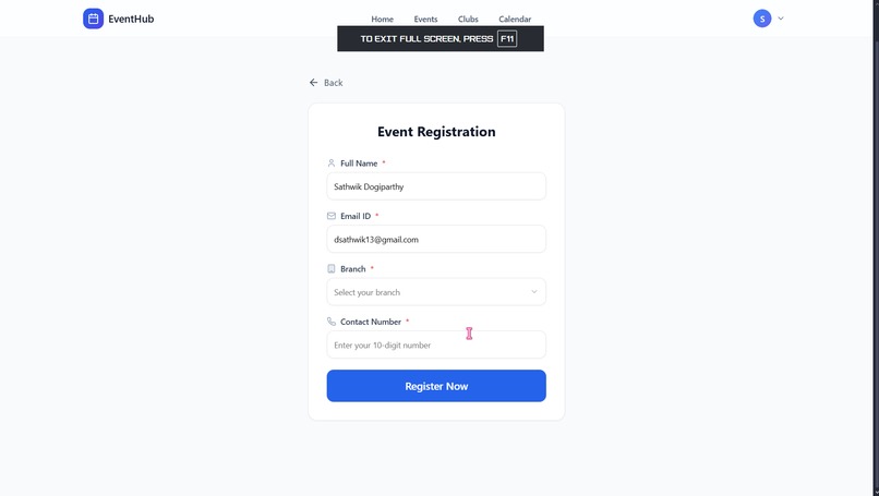 CampusConnect – screenshot 3