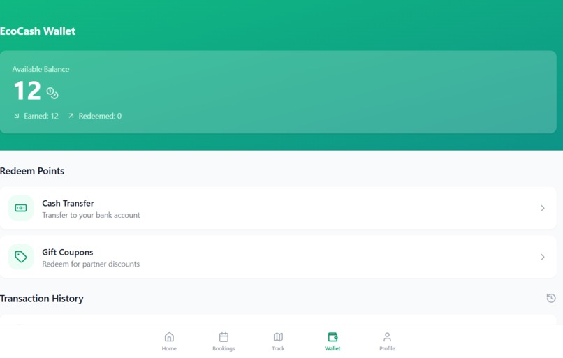 EcoCash – Smart Recycling & Reward Platform – screenshot 5