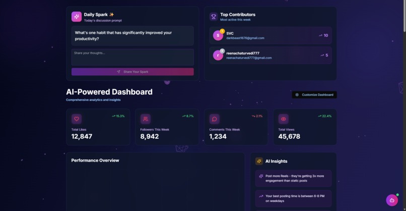 Social Spark – screenshot 1