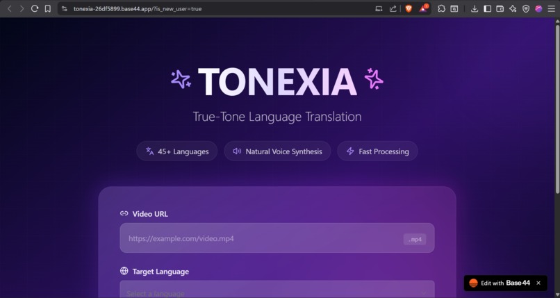 Tonexia : True-Tone Language Translation – screenshot 1
