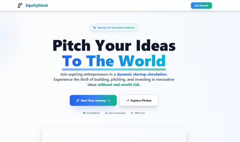 EquityDeck – screenshot 1