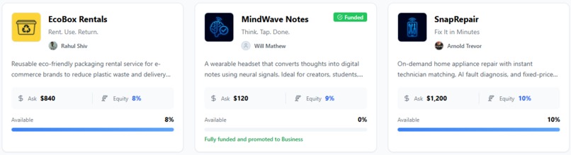 EquityDeck – screenshot 2