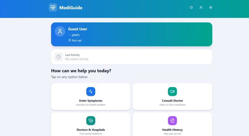 MediGuide — Smart Medical Guidance for Everyone – screenshot 4
