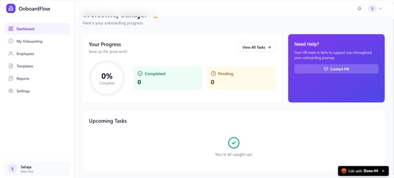OnboardFlow – screenshot 1