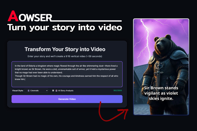 Aowser – screenshot 1
