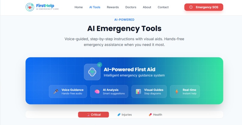 FirstHelp — AI Emergency Response System – screenshot 8