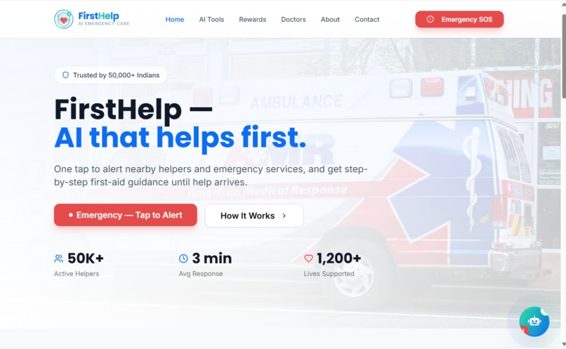 FirstHelp — AI Emergency Response System – screenshot 12