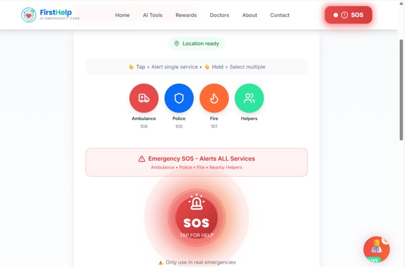 FirstHelp — AI Emergency Response System – screenshot 13