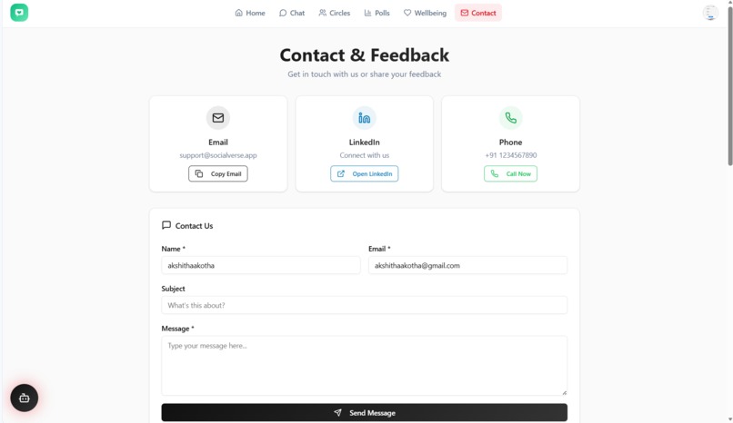 SocialVerse – screenshot 6