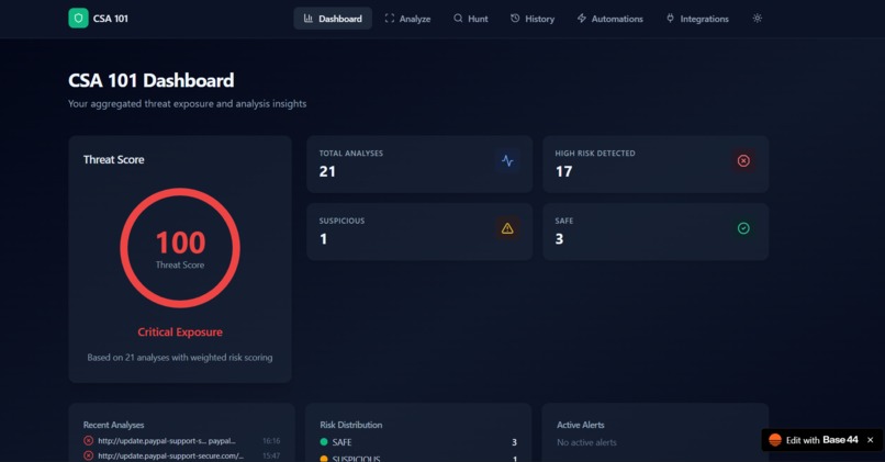 CSA 101 – screenshot 2