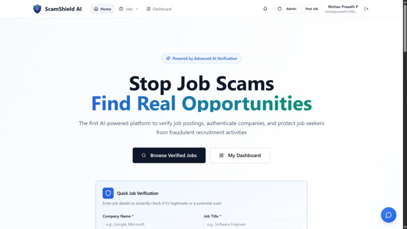 ScamShield AI – screenshot 1