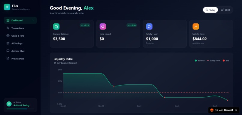 Flux Financial  – screenshot 2