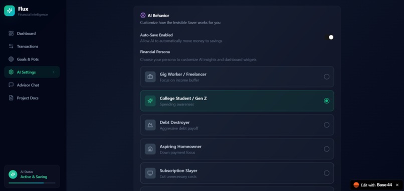 Flux Financial  – screenshot 4