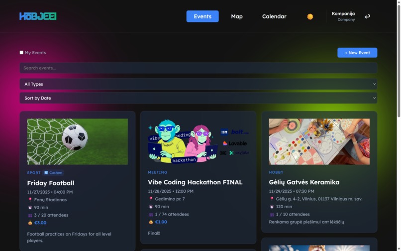 HobJEEI – screenshot 1