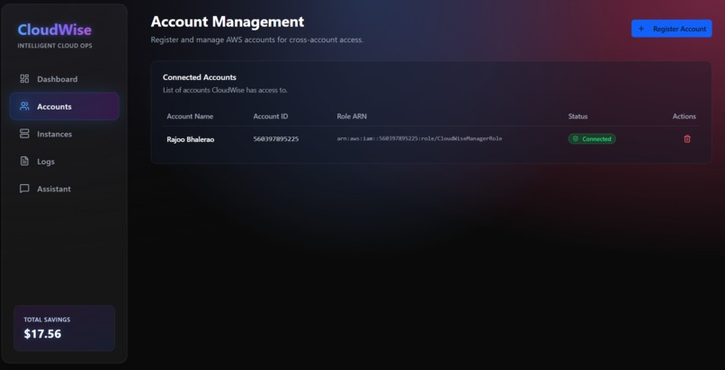 Cloudwise: AI Agents for AWS Cost & Compliance Optimization – screenshot 2