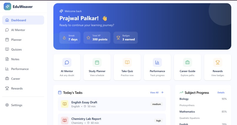 EduWeaver AI – screenshot 1