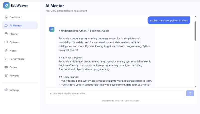 EduWeaver AI – screenshot 3
