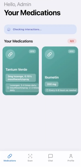 MedCheck  – screenshot 2