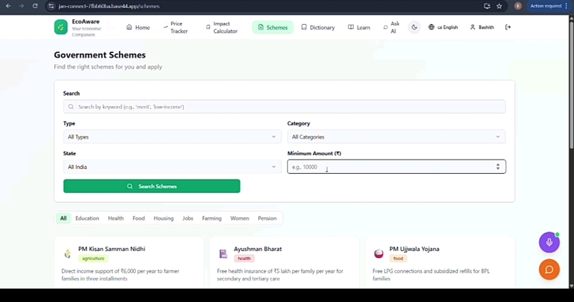 EcoAware-ReaLitics  – screenshot 3