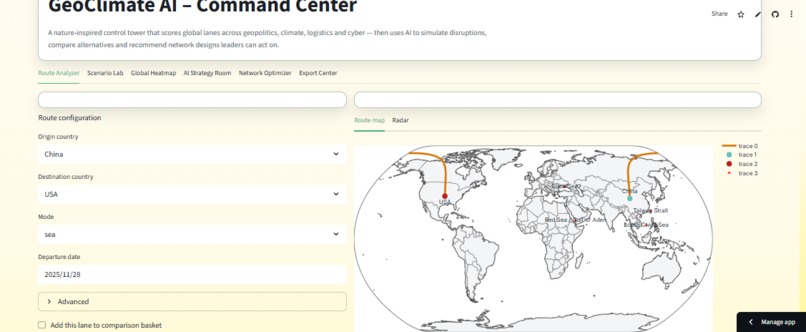 GeoClimate AI – Command Center – screenshot 6