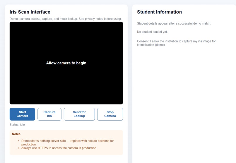 IrisGuard – screenshot 1