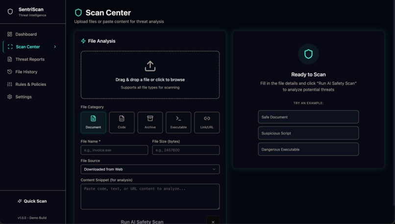 Sentri Scan – screenshot 1