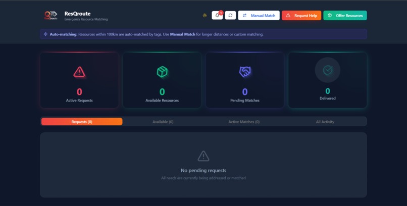ResQroute – screenshot 1