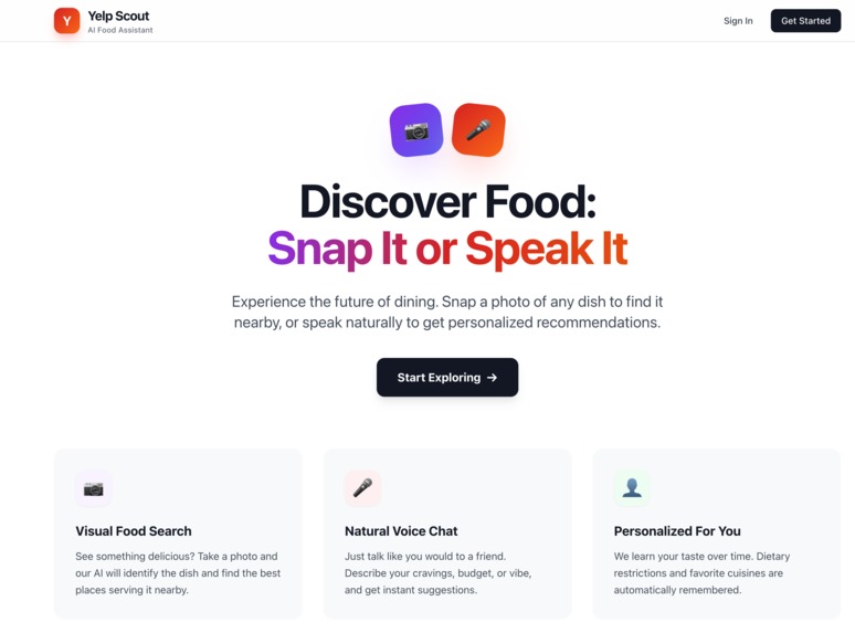 Yelp Scout – screenshot 1