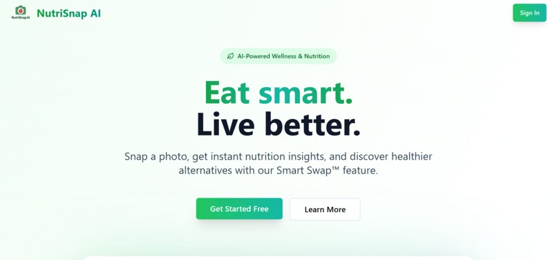 NutriSnap – screenshot 1