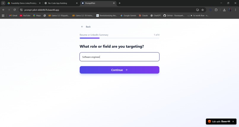 Prompt Pilot – screenshot 1