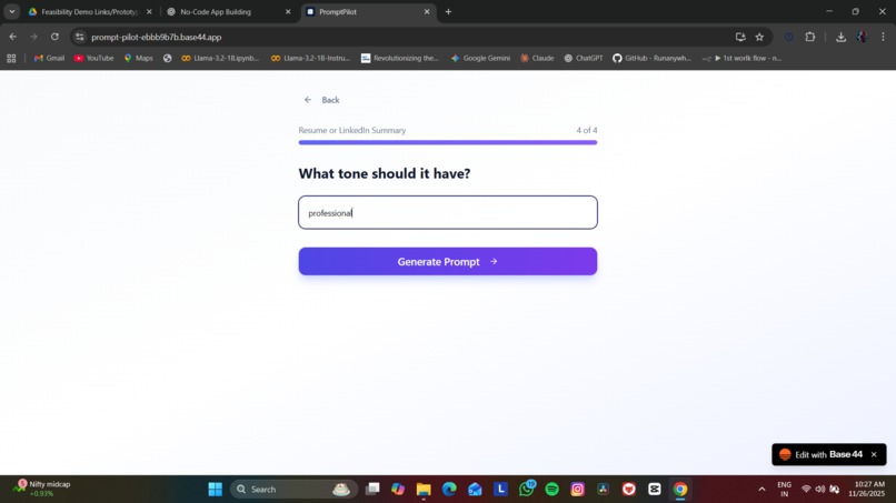 Prompt Pilot – screenshot 5