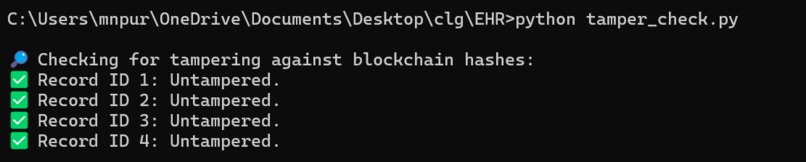 Electronic Health Record Management using Blockchain – screenshot 7