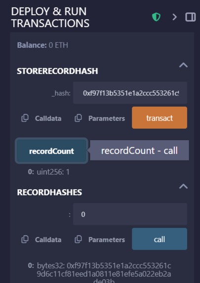 Electronic Health Record Management using Blockchain – screenshot 5