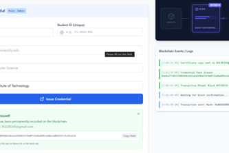 Blockchain-Based Certification Verification System