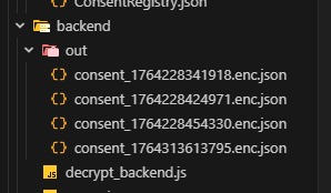 Hashproof Health Consent – screenshot 1