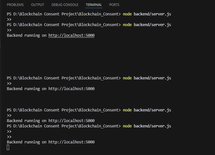 Hashproof Health Consent – screenshot 4