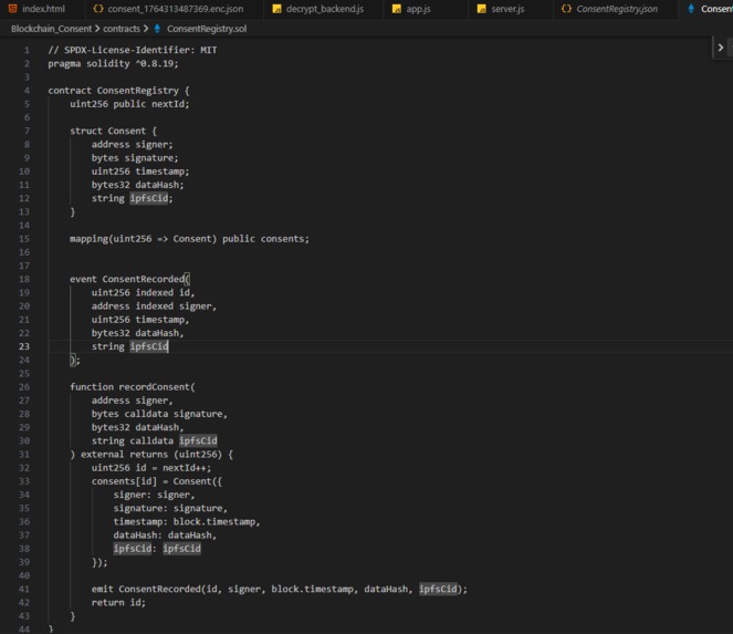 Hashproof Health Consent – screenshot 10