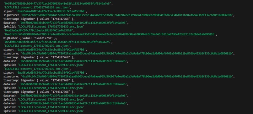 Hashproof Health Consent – screenshot 11