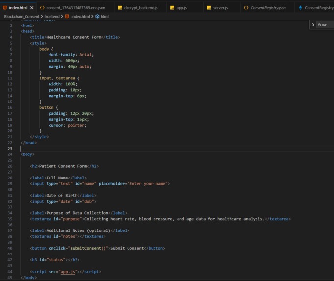 Hashproof Health Consent – screenshot 12