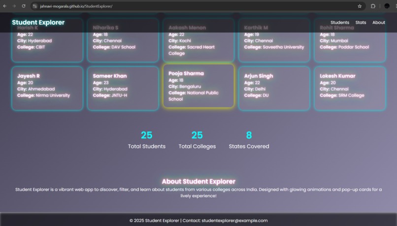 Student Explorer – screenshot 3