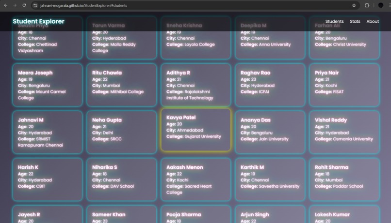 Student Explorer – screenshot 4