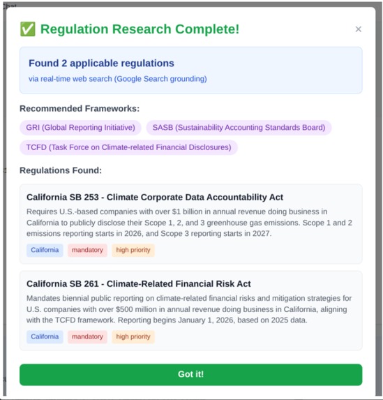 ESG Copilot – screenshot 4